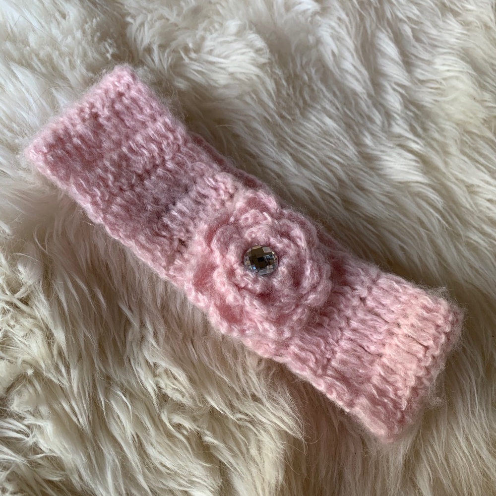 *SOLD* Charlotte Russe Pink Flower Headband